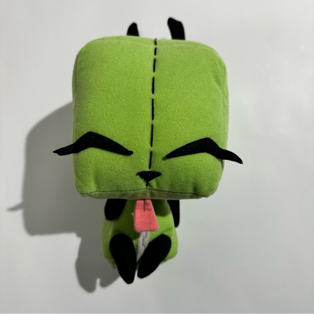 Vintage 2003 Nickelodeon Invader Zim Gir Dog Suit 9” Plush Toy Viacom Rare Y2K